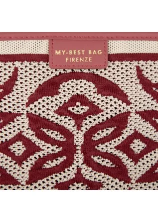 MY BEST BAG | BORSA A TRACOLLA LISBONA MINERAL ROSSO BIANCO