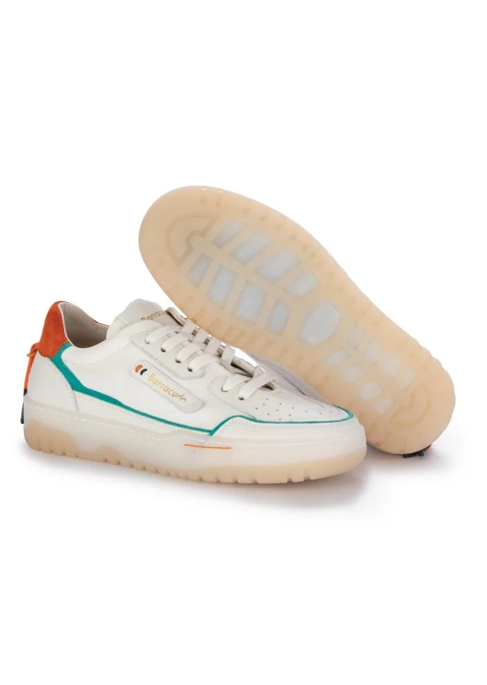 womens sneakers barracuda white light blue orange