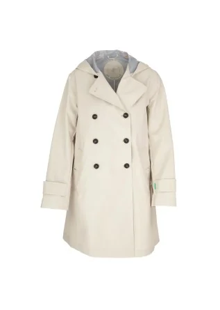 womens trench coat save the duck grin18 orel beige