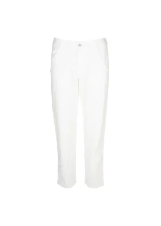 womens trousers noumeno concept cotton white