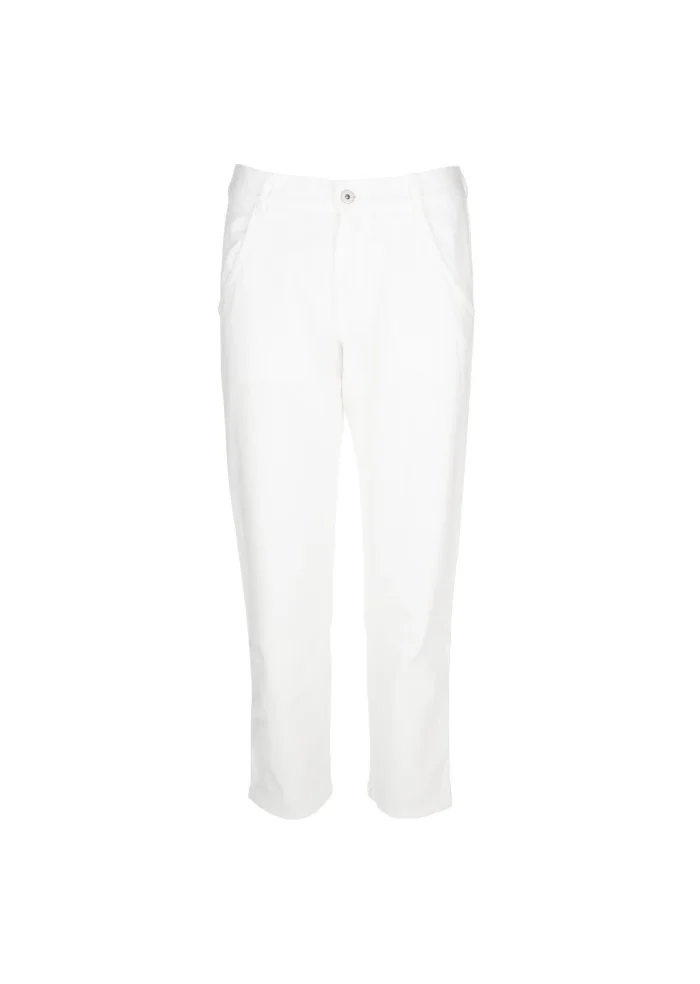 pantaloni donna noumeno concept cotone bianco