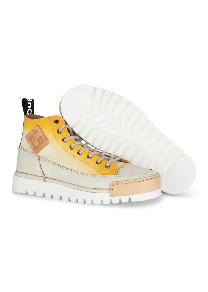 mens sneakers bng real shoes la sfumata yellow white
