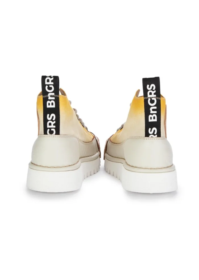 sneakers uomo bng real shoes la sfumata giallo bianco