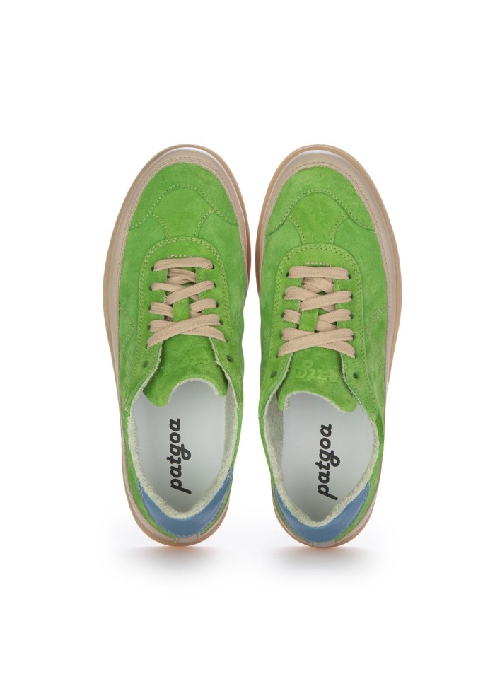 womens sneakers patgoa saba b green