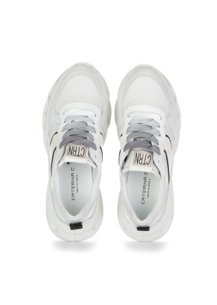 CATERINA C | SNEAKERS LEATHER SUEDE WHITE