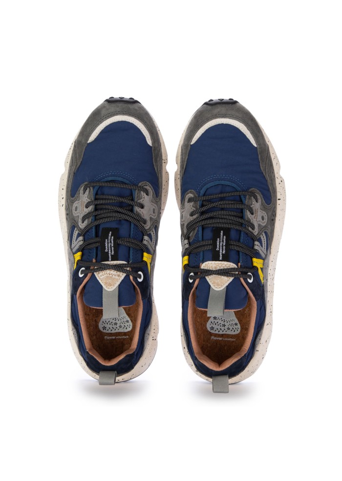 sneakers uomo flower mountain yamano 3 grigio blu