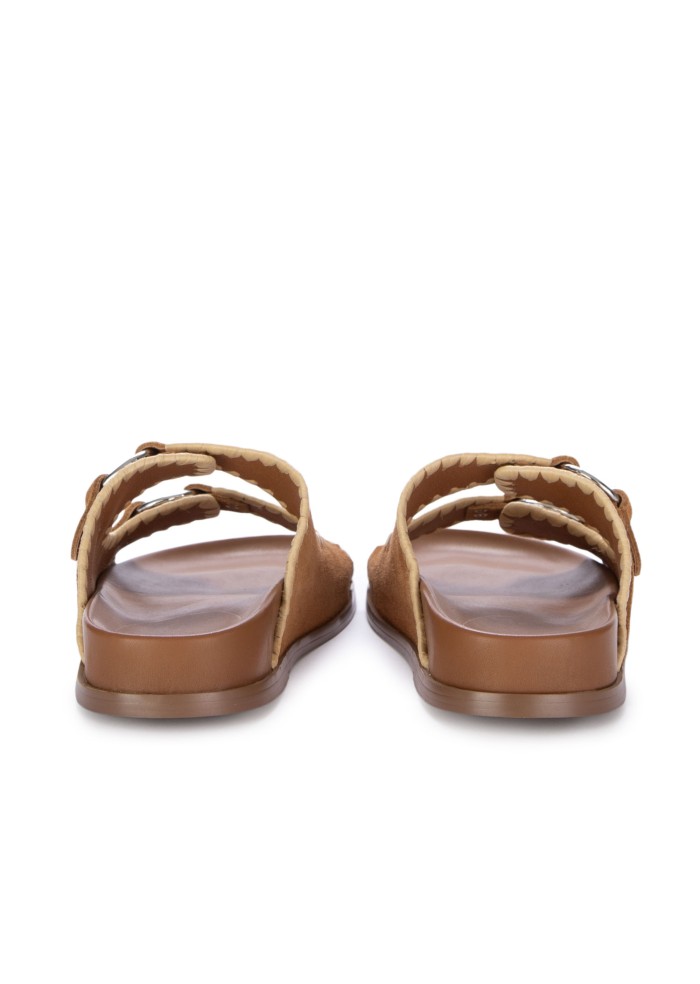 womens sandals bibi lou suede brown