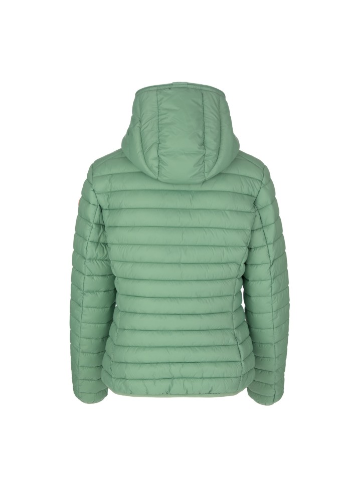 womens down jacket save the duck giga01 daisy mint green