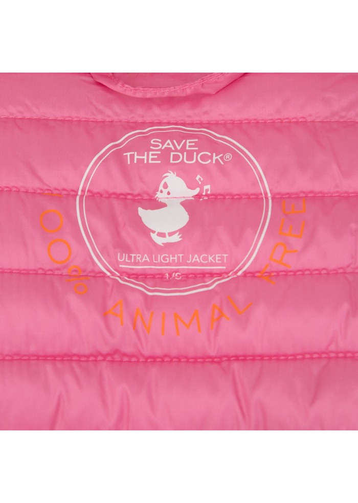 womens down jacket save the duck iris18 alexa pink