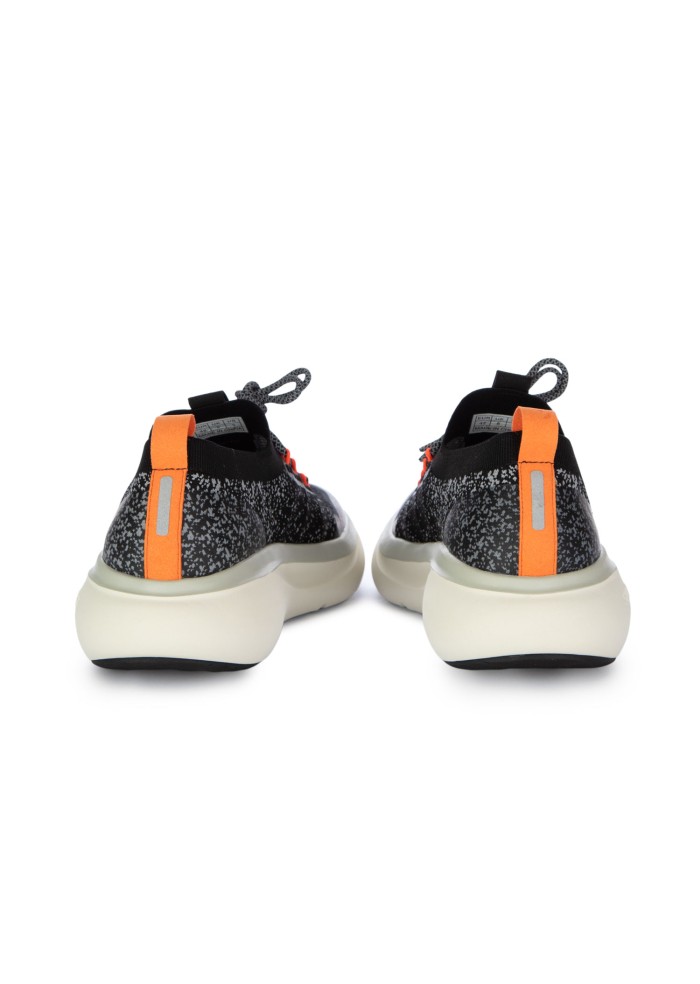herren sneakers sun68 jupiter knit black orange