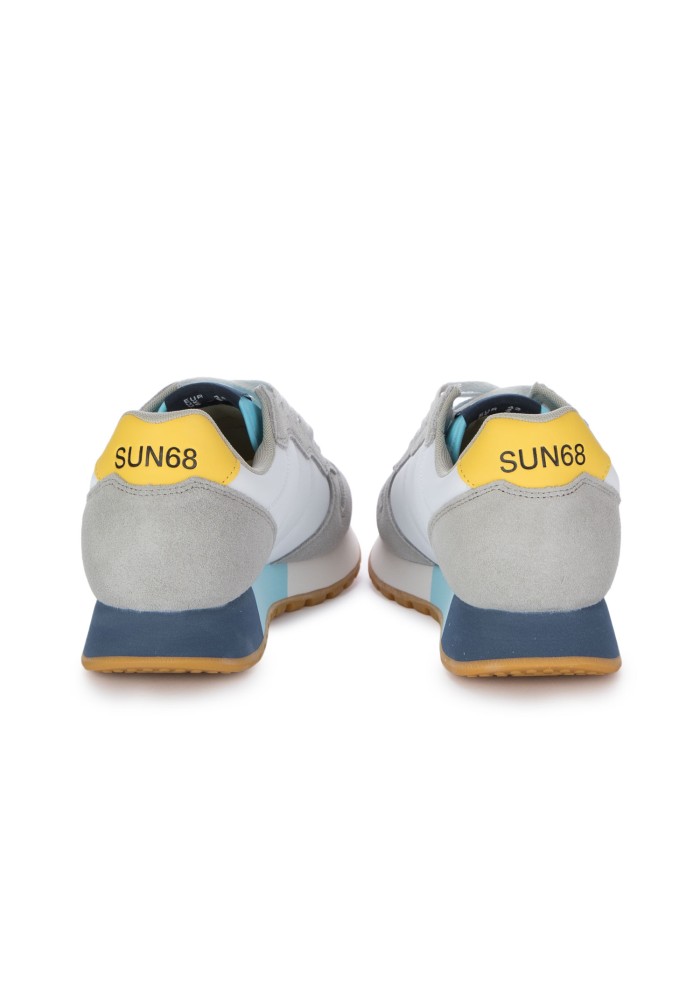 mens sneakers sun68 jaki bicolor grey light blue