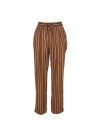 SEMICOUTURE | TROUSERS STRIPES BROWN WHITE