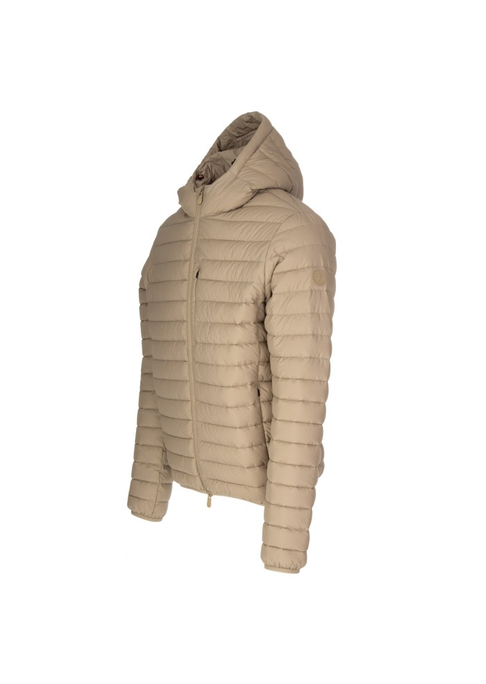 mens down jacket save the duck mito18 cael beige