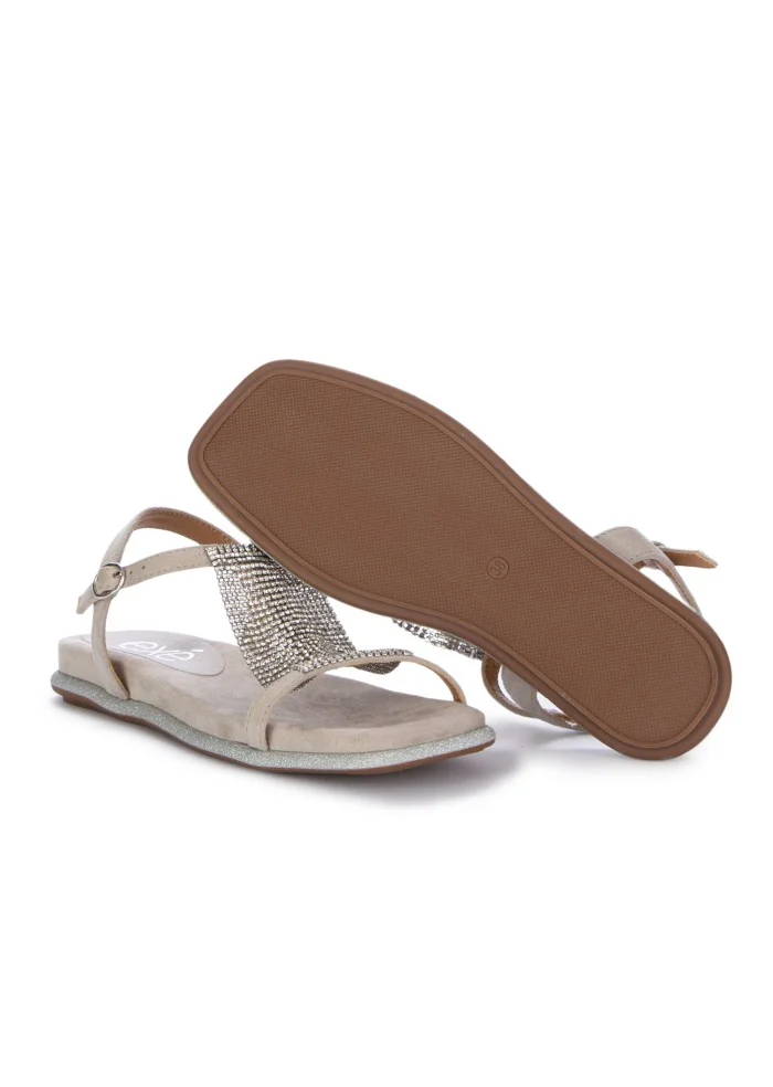 womens sandals exe sparkling rhinestones grey