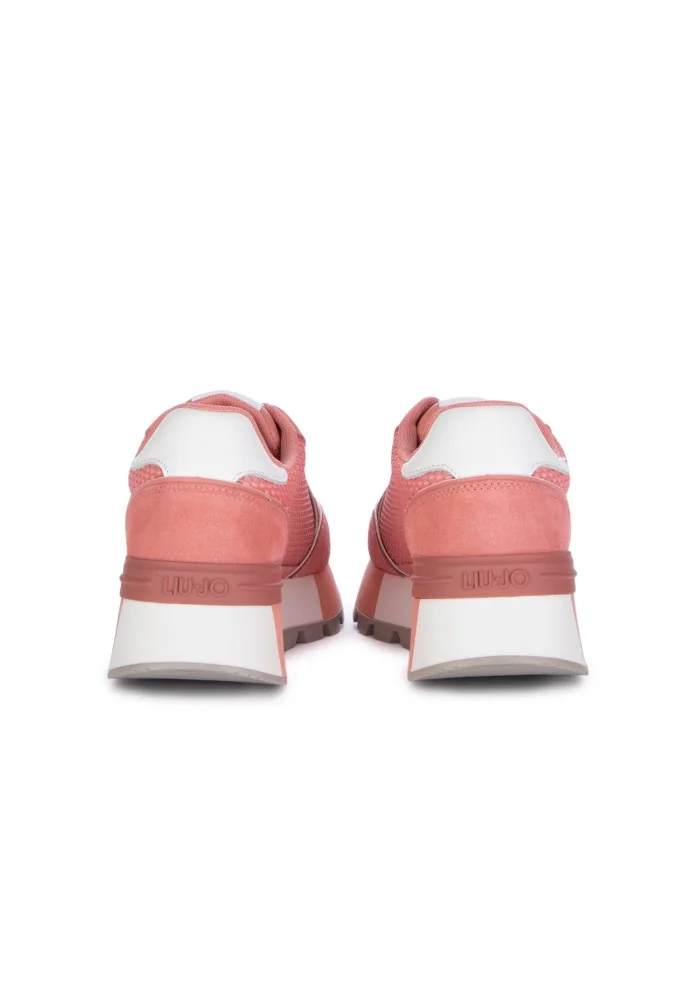 womens sneakers liu jo amazing suede pink
