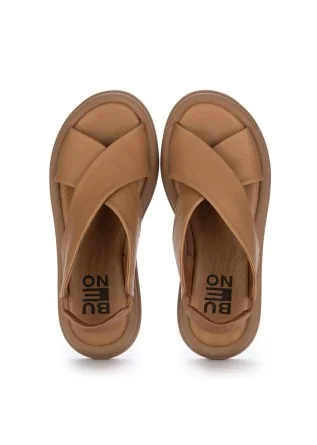 BUENO | SANDALS SOFT LEATHER BROWN