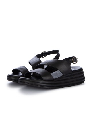 womens sandals bueno platform leather black