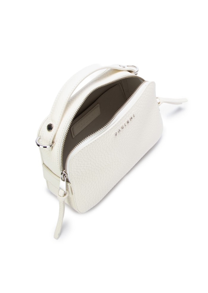 womens handbag orciani cheri soft white