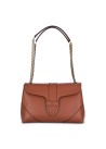 ORCIANI | SHOULDER BAG ALMA COUTURE RUST BROWN