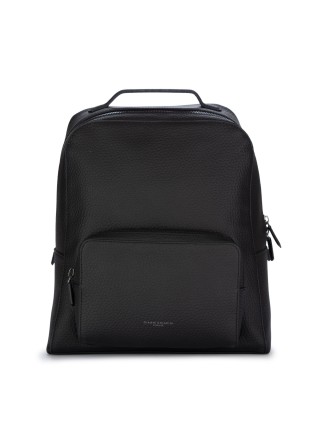 backpack gianni chiarini grained leather black