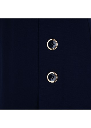 KARTIKA | SHORT DRESS GOLD BUTTONS BLUE
