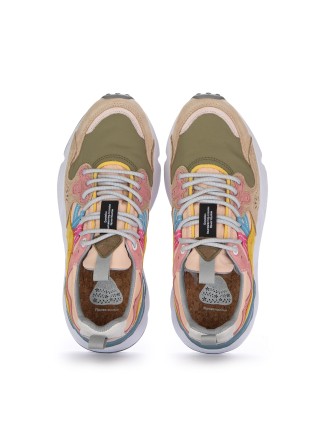 FLOWER MOUNTAIN | SNEAKERS YAMANO 3 GREEN PINK MULTICOLOR
