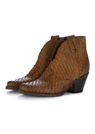 womens texan ankle boots keep matt cuoio brown