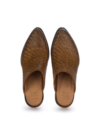 KEEP | TEXAN CLOGS MATT CUOIO BROWN