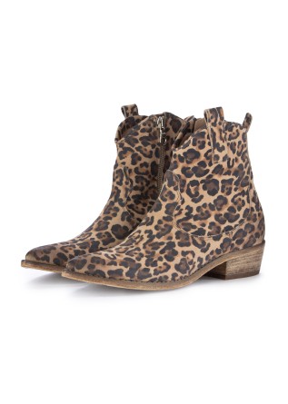 womens texan ankle boots mimmu maculato leopard