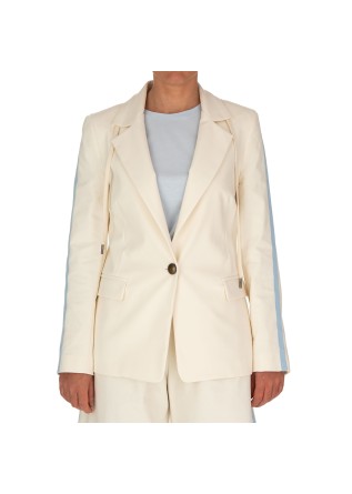 womens jacket blazer balti structured shoulder cream white