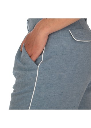 BALTI | TROUSERS FRONT PLEATS LIGHT BLUE