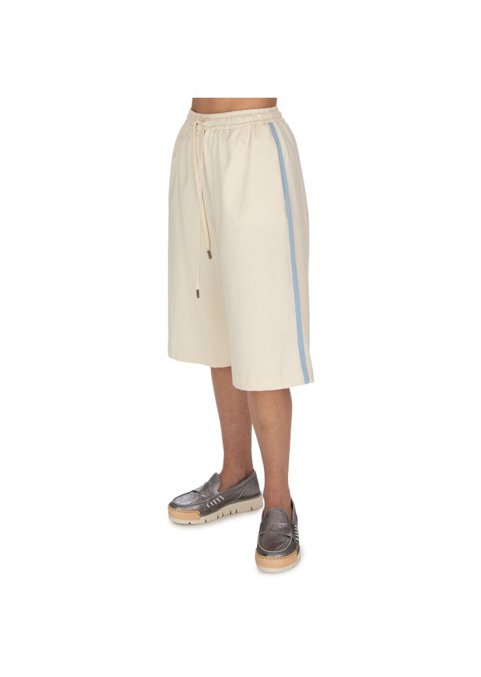 damen bermudashorts balti weitem schnitt cremeweiss