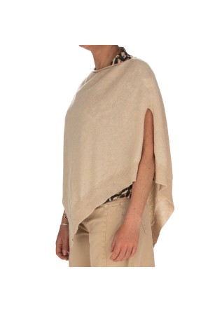 CASHMERE ISLAND | PONCHO PORTO VENERE BEIGE