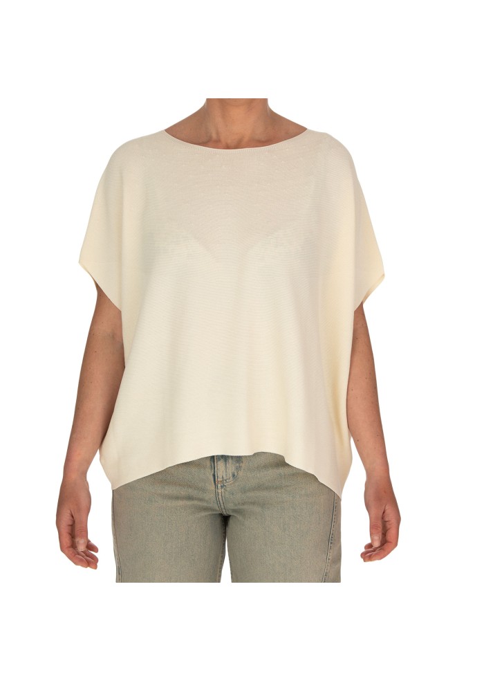 womens loghtweight knit kartika cap sleeves beige
