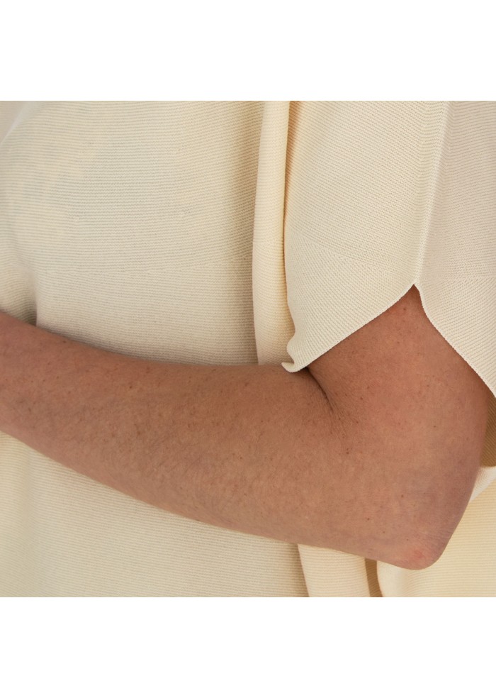 maglia leggera kartika maniche ad aletta beige