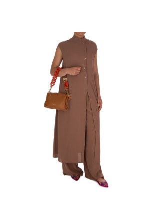 KARTIKA | PANTALONI A PALAZZO MARRONE