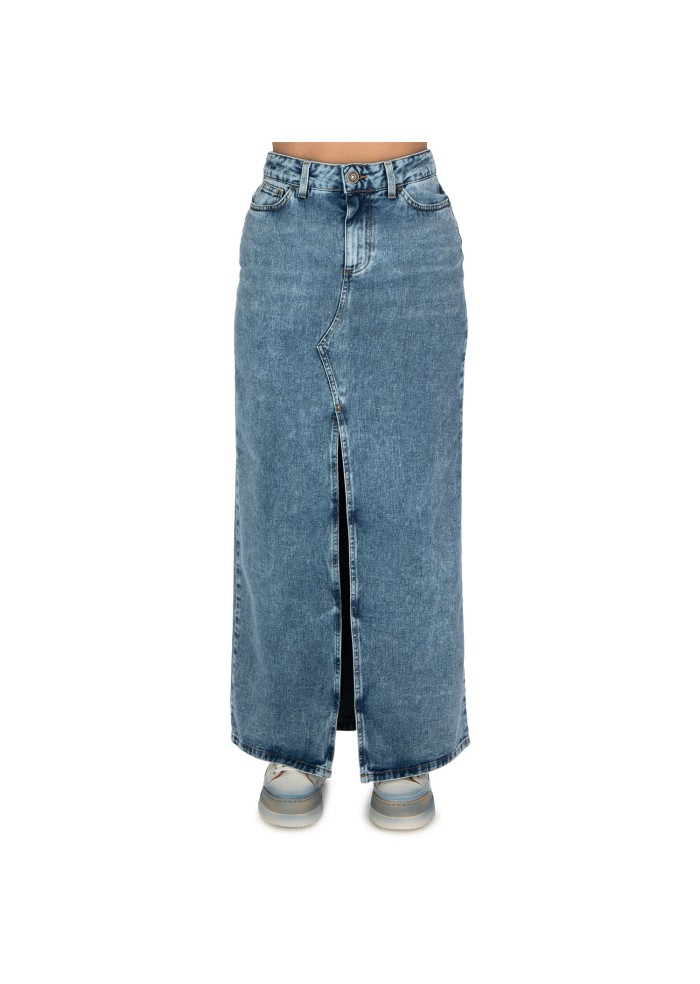 gonna donna god save denim altea lunga spacco blu