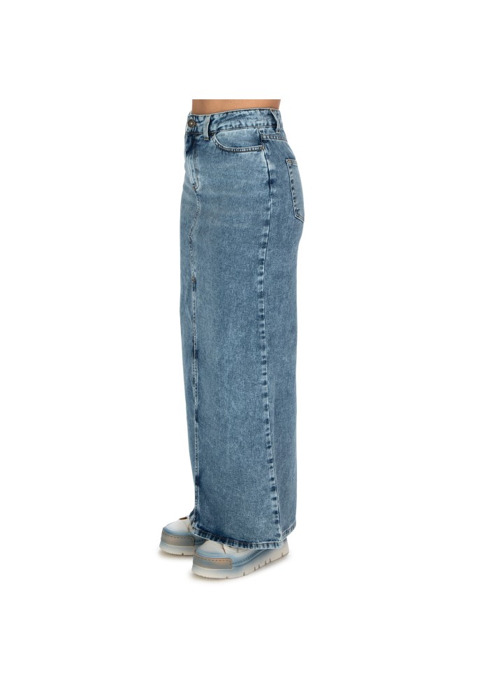 gonna donna god save denim altea lunga spacco blu