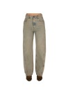 SEMICOUTURE | JEANS DIRTY STONE WASHED AUSGERASCHENER DENIM