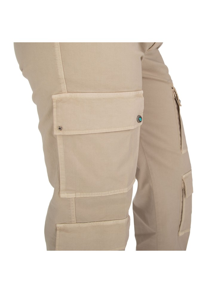pantaloni cargo masons donna evita beige