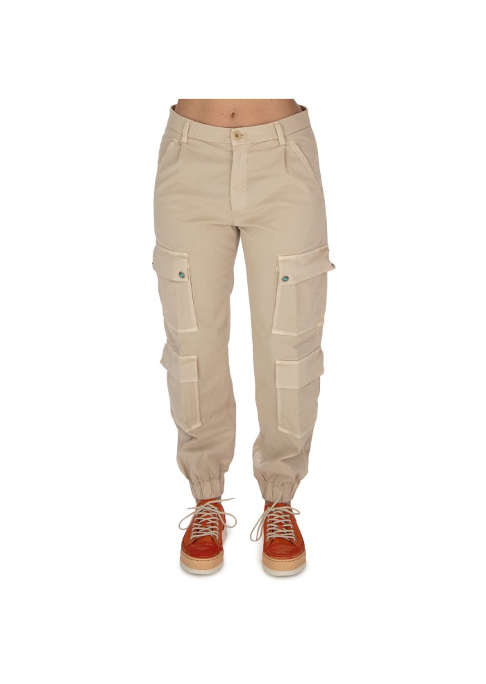 pantaloni cargo masons donna evita beige