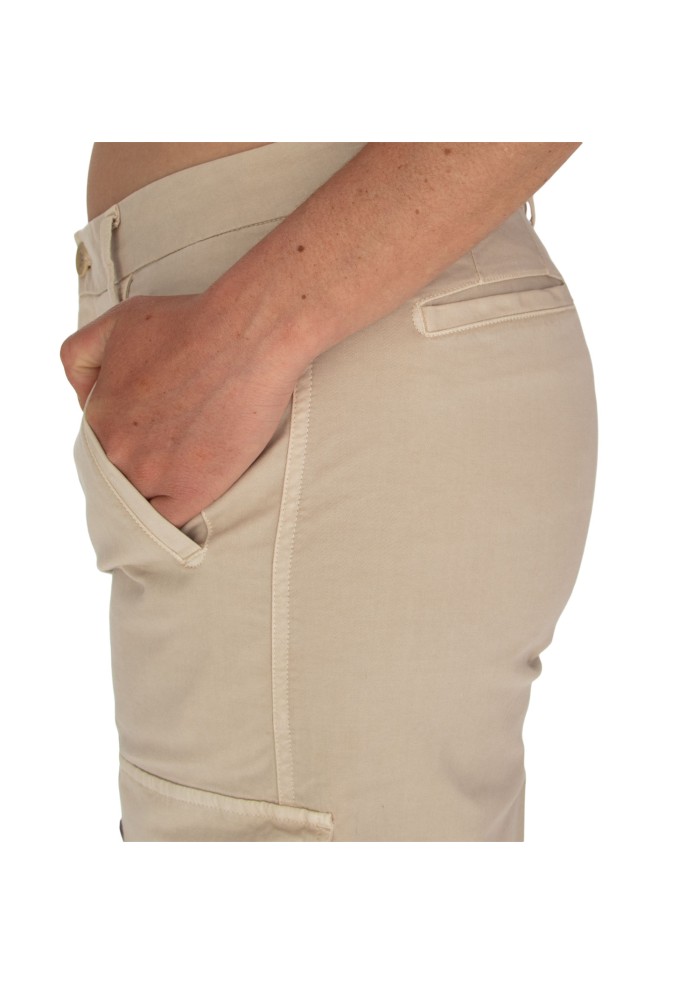 pantaloni cargo masons donna evita beige