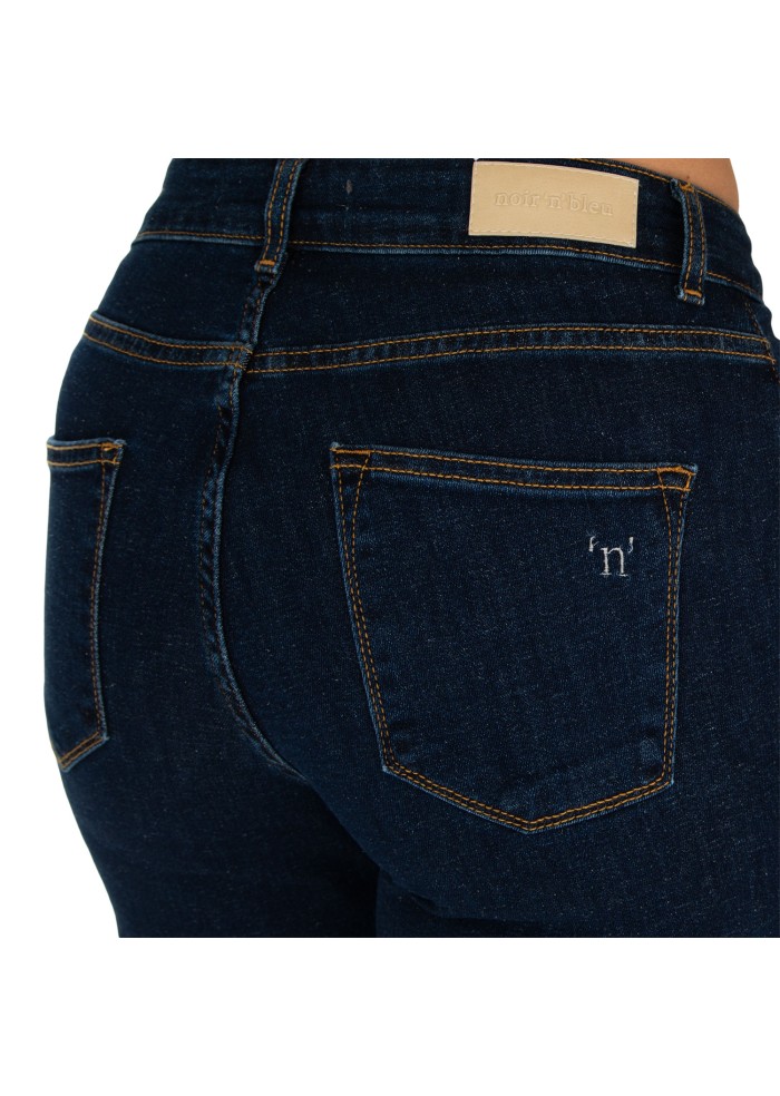 jeans donna noir n bleu denise blu scuro