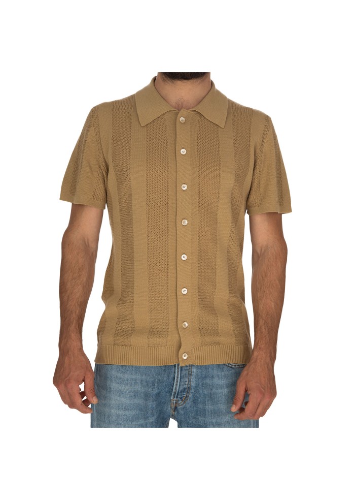 polo uomo daniele fiesoli corda retro beige