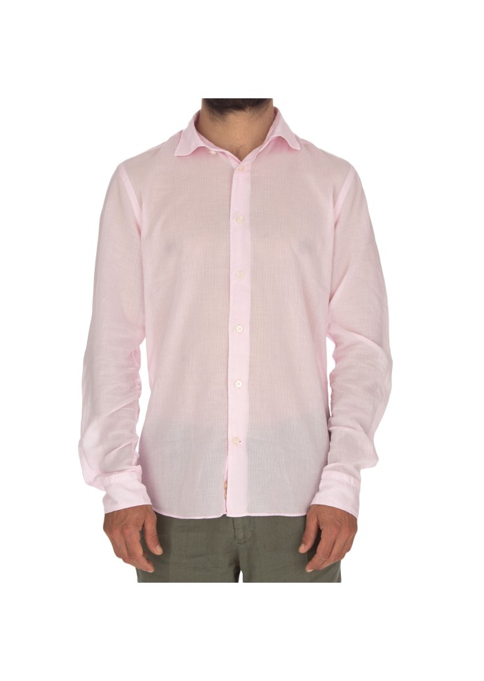 mens shirt mastricamiciai cotton luca pink