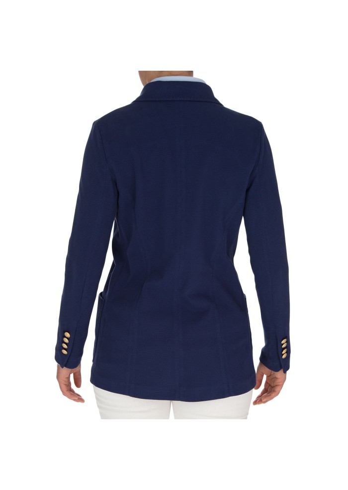 daman blazerjacke circolo 1901 doppio petto oxford blau