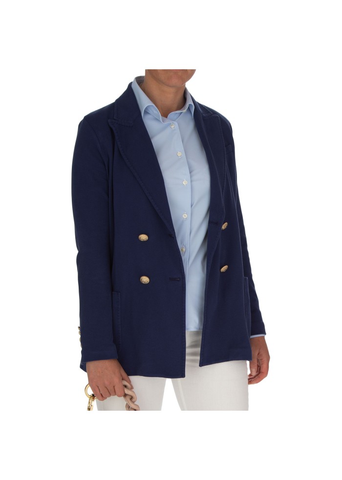 daman blazerjacke circolo 1901 doppio petto oxford blau