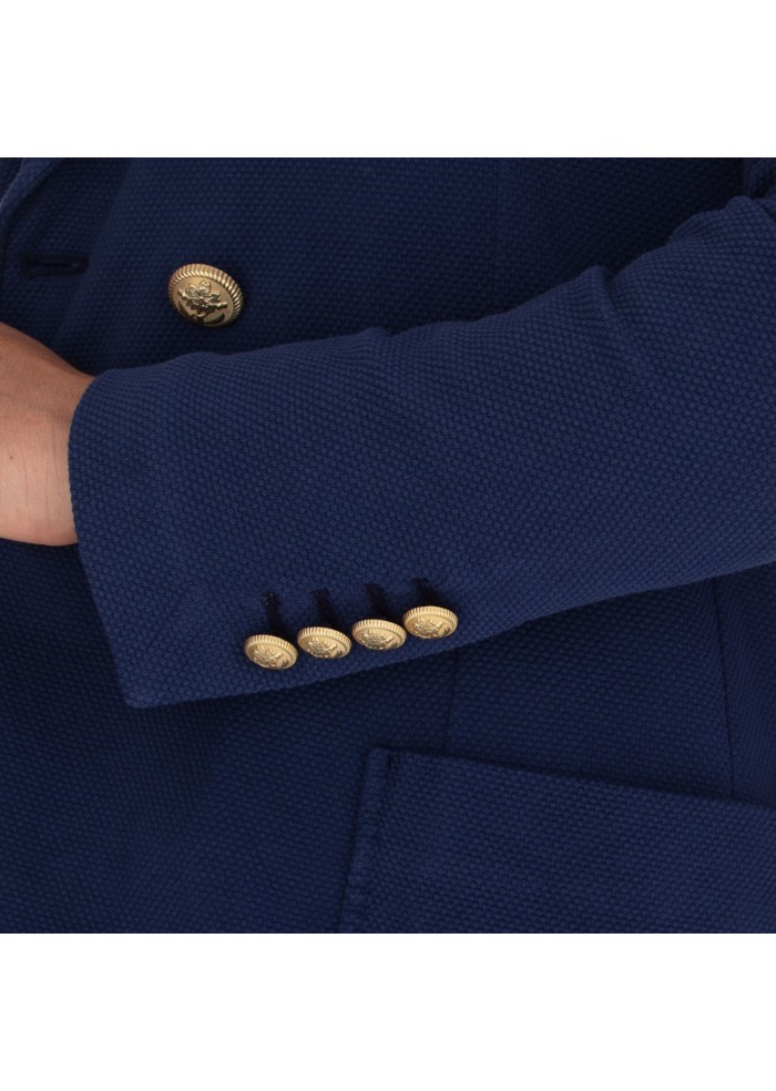 daman blazerjacke circolo 1901 doppio petto oxford blau
