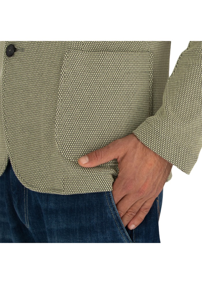 mens blazer jacket distretto 12 clay sage green