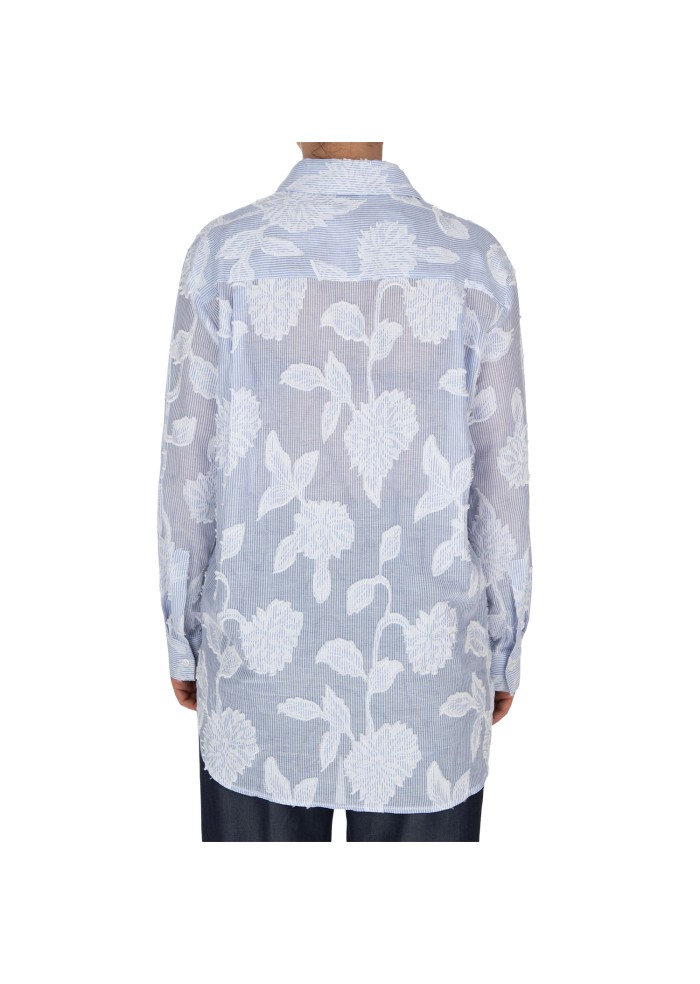 damen hemd kartika flower power hellblau weiss